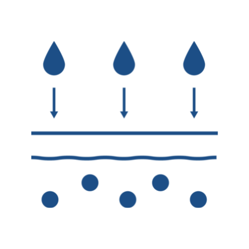 drawing of 3 water drops